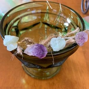 Natural Crystal Hair Pins